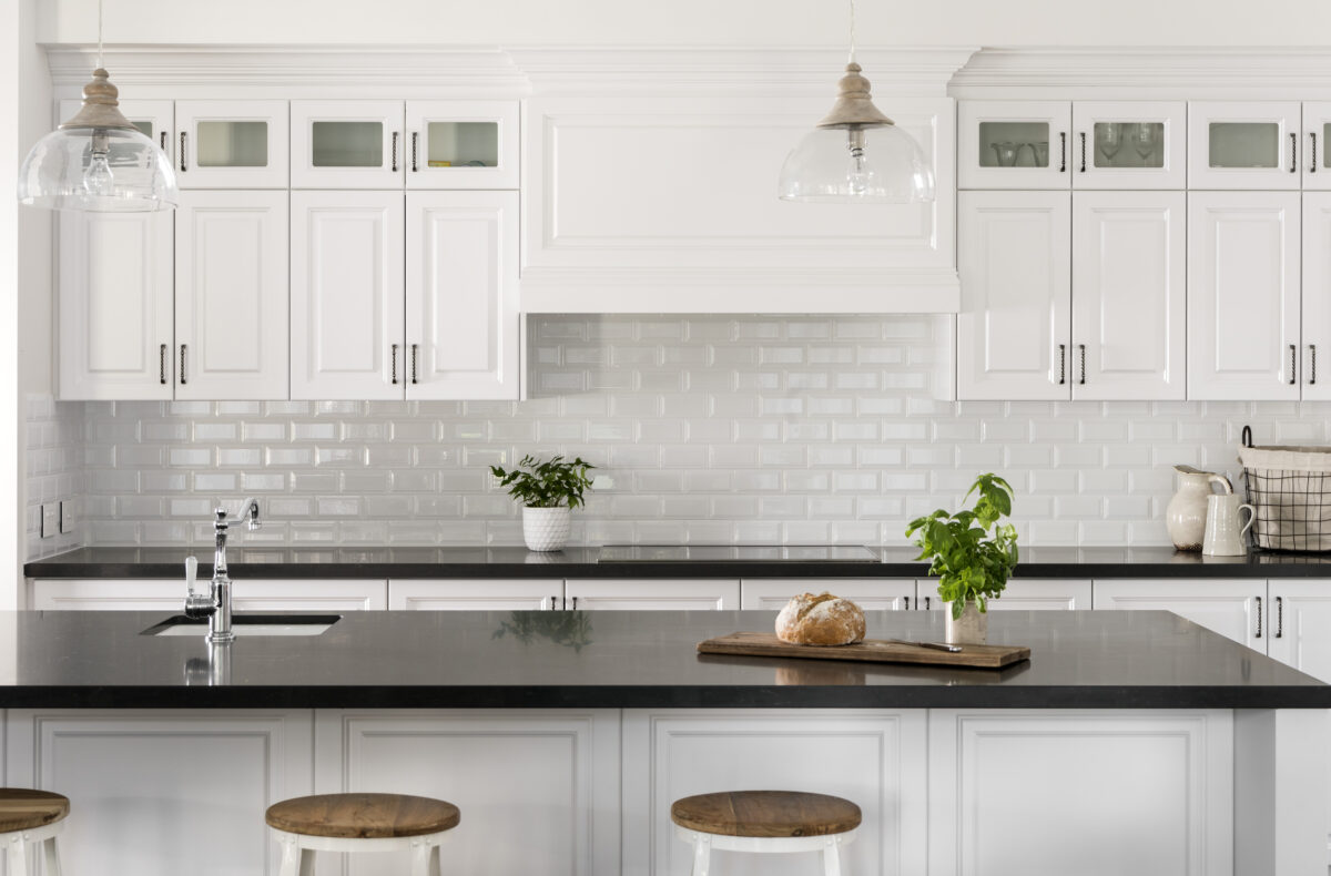 Custom Hamptons home Applecross - kitchen