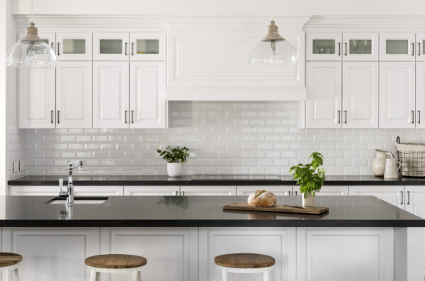 Custom Hamptons home Applecross - kitchen