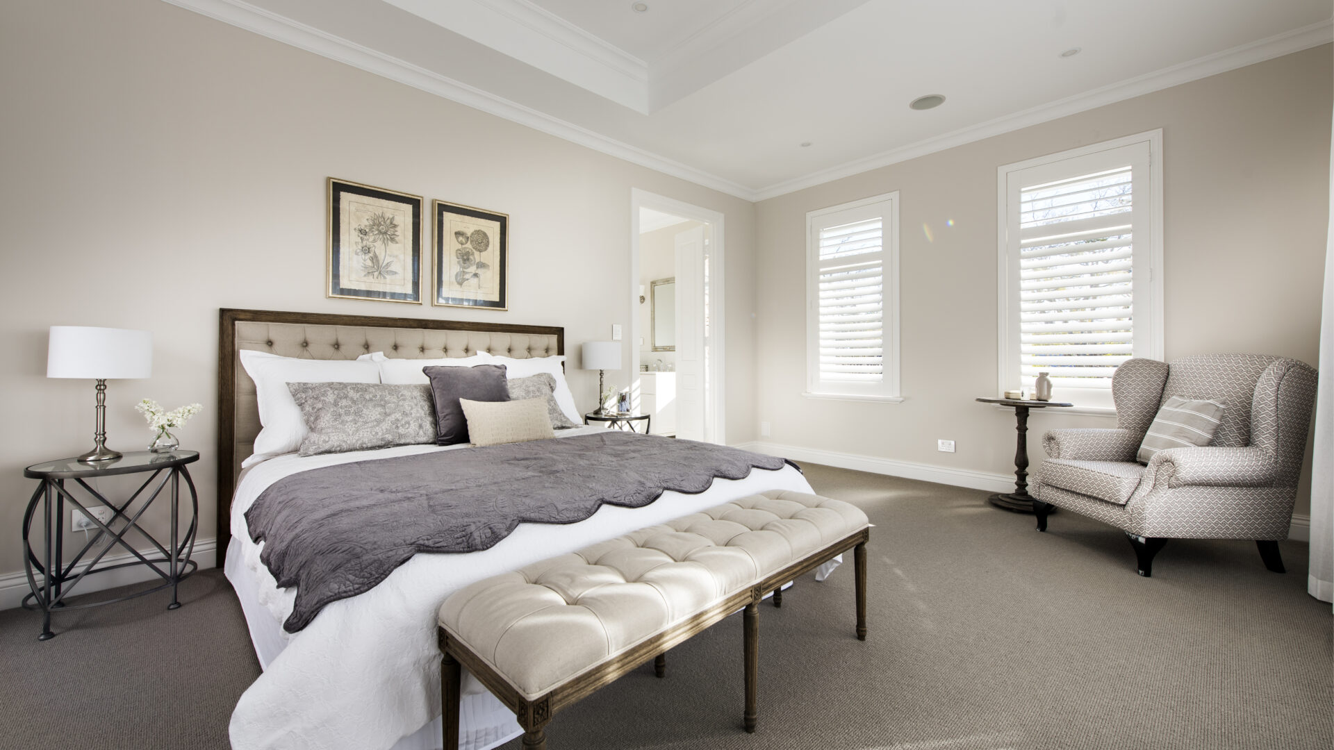 Long Island: Luxury Hamptons Home Perth - Master Bedroom