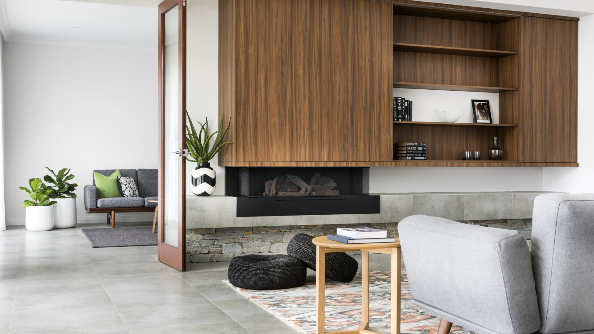 MCM: Luxury mid-century modern Home Perth - living room