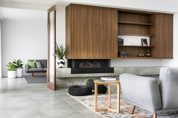 MCM: Luxury mid-century modern Home Perth - living room