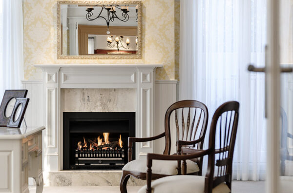 Bellevue: French Provincial Design - fireplace