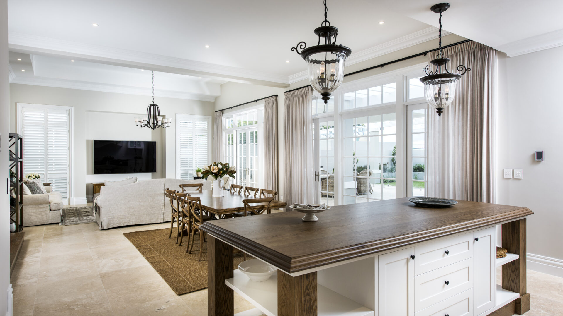 Hamptons Client Home Applecross Kitchen