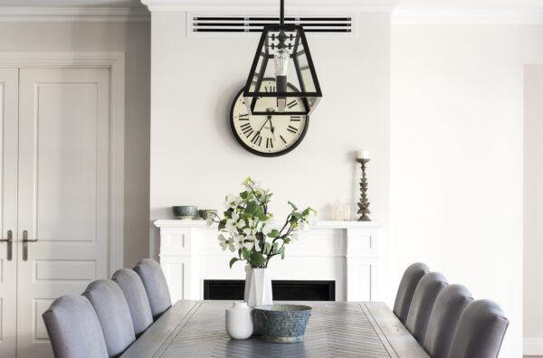 Custom Hamptons home Applecross - dining room