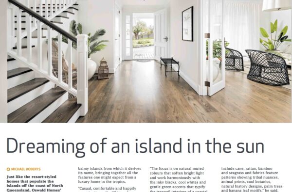 Article about Whitsunday home