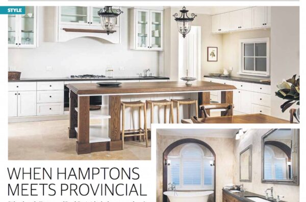 Hamptons meets French provincial article