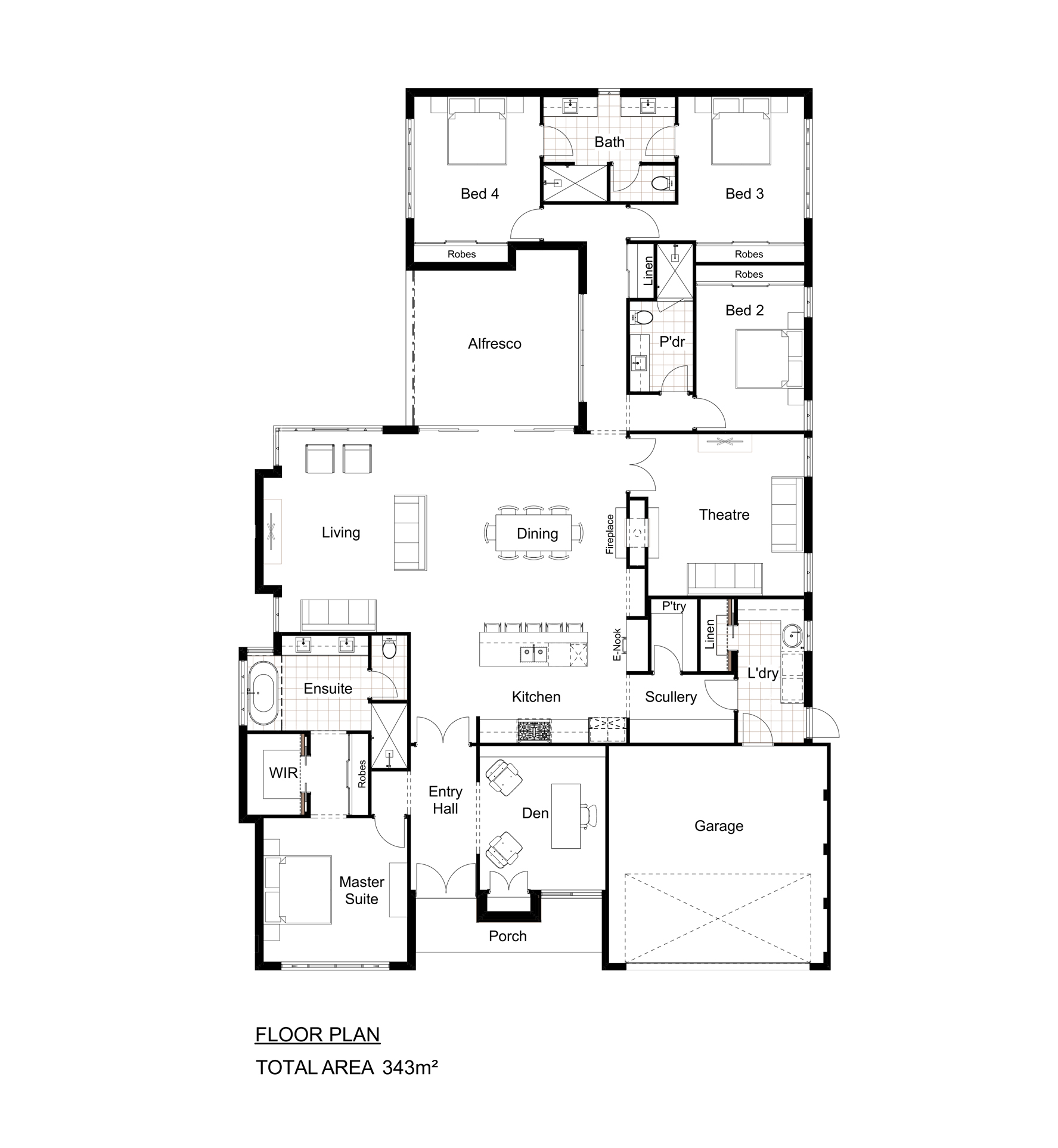 The South Hampton, Hamptons Style Home Oswald Homes