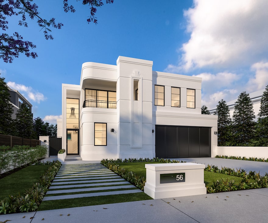 Art Deco Home Designs In Perth WA Oswald Homes