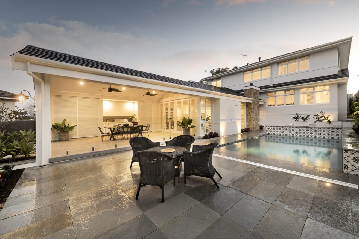 Oswald Homes Past Display Home Whitsunday outdoor courtyard