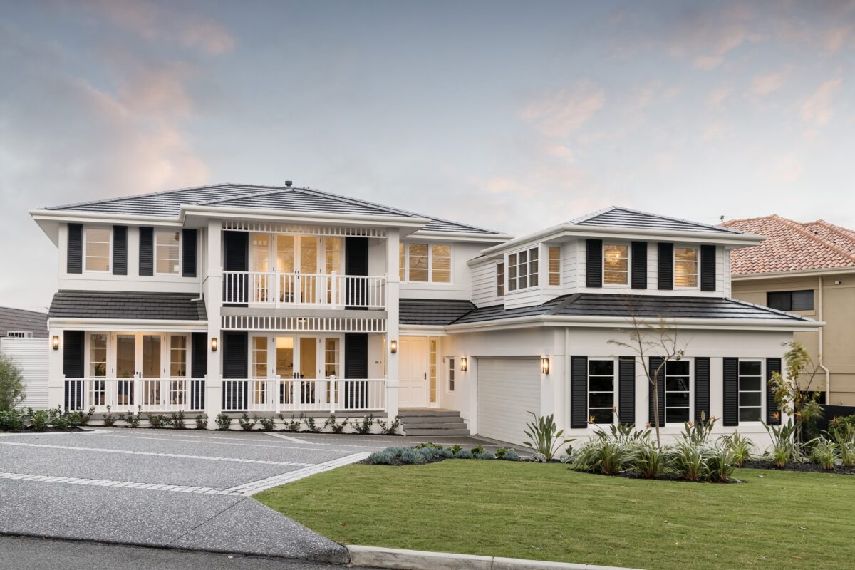 Oswald Homes display home Whitsunday front facade
