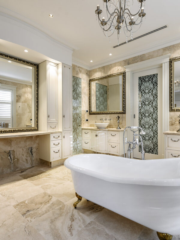 french provincial free standing bathtub