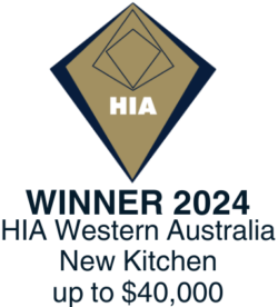 Winner 2024 HIA Western Australia New Kitchen up to $40,000