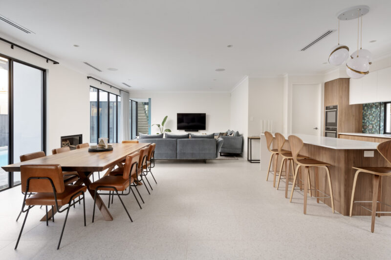 The Nelson Mid Century Modern home by luxury home builders Oswald Home.